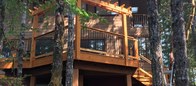 Custom Wooden Back Porch
